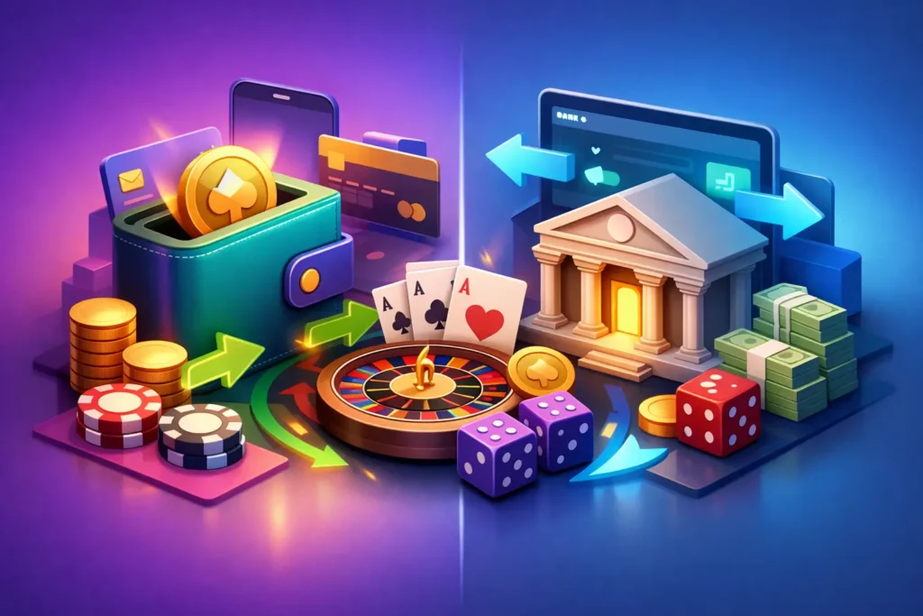 eWallet vs Bank Transfer Casino Payments