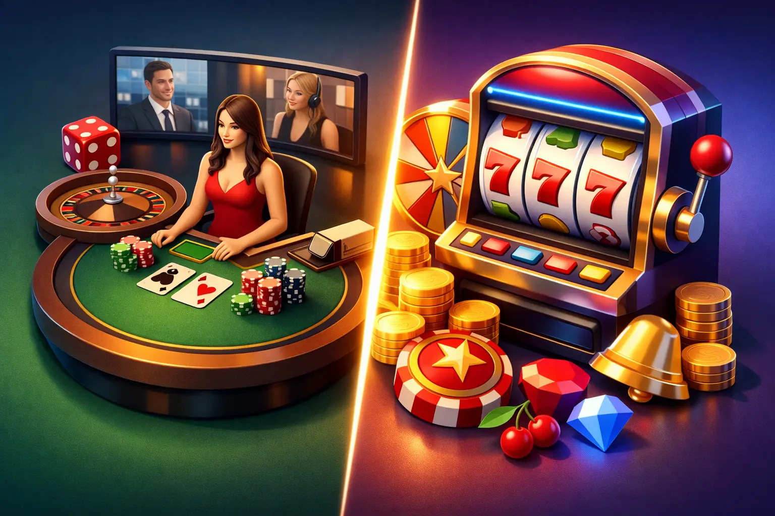 Live Casino vs Slots: Which Game Fits You?